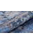 Cita Mavi Modern Polyester Dijital Baskı Halı 5