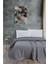 Klimalı Pike ,%100 Pamuk Petekli Pike , Dörtmevsim Pike Battal Boy 240X260 Gri 1