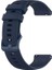 Casestreet Garmin Venu 3s 18MM Kordon Benekli Kancalı Silikon Lacivert 1