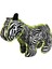 Outward Hound Xtreme Seamz Zebra Plush Köpek Oyuncağı 1