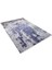 Oryol Mavi Modern Polyester Dijital Baskı Halı 2