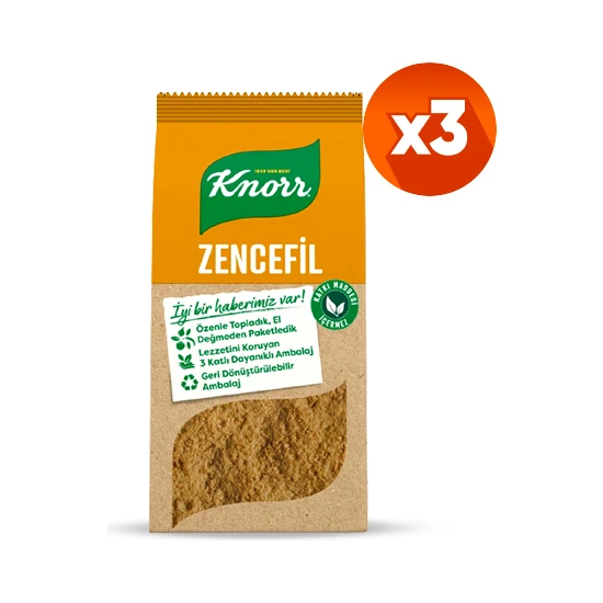 Knorr Baharat Serisi Zencefil 50 gr x 3 Adet