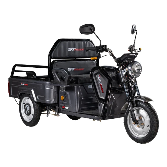 St Max Gf 200 Elektrikli Moped Gri