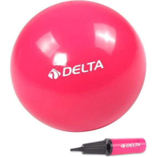 Delta 20 cm Fuşya Pilates Denge Egzersiz Topu + Pilates Topu Pompası