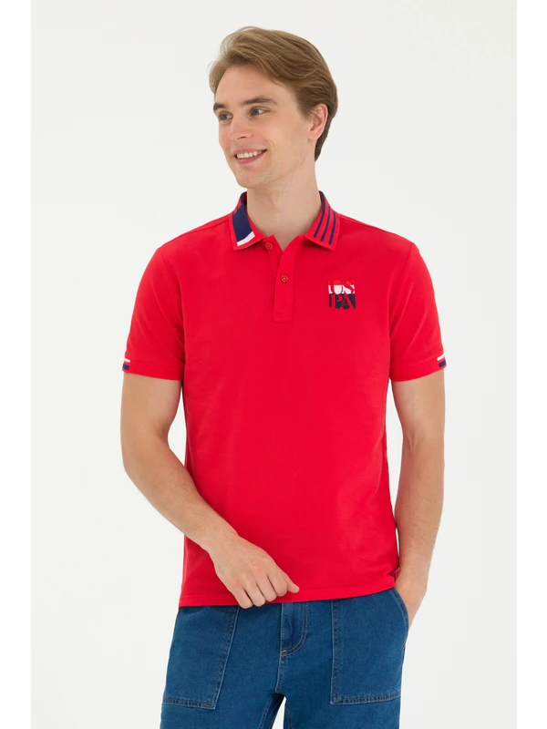 U.s. Polo Assn. Erkek Kırmızı Tişört 50263389-VR030