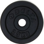 Delta 2,5 Kg x 2 Adet Dura-Strong Çiftli Siyah Döküm Plaka