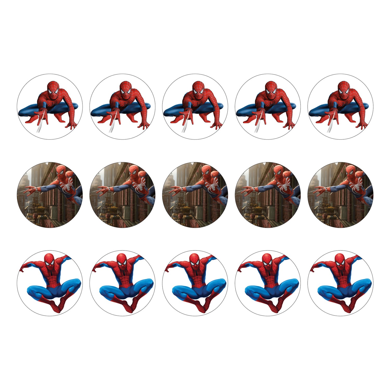 Spiderman Cupcake Gofret Kağıt Baskı (21 x 29 cm) Fiyatı