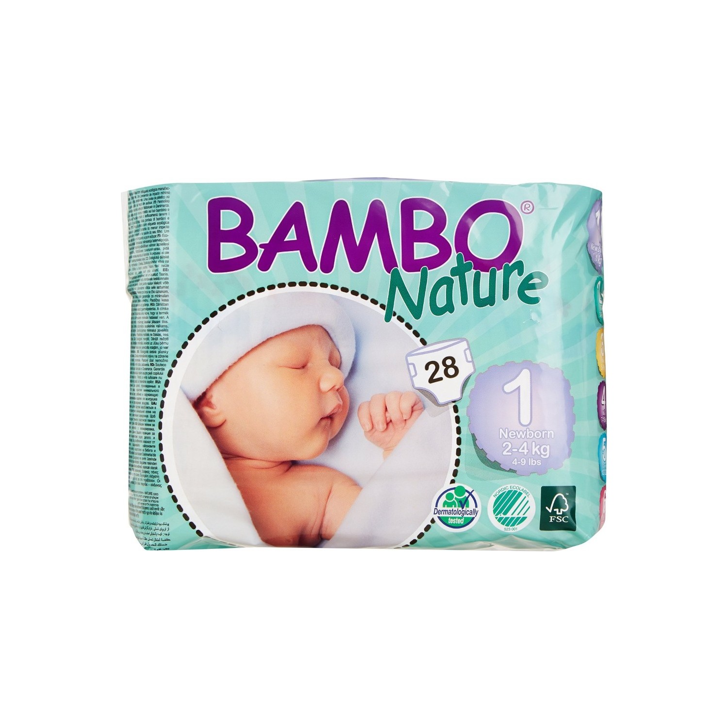 Bambo Nature Yenidoğan 24 Kg No1 Organik Bebek Bezi Fiyatı