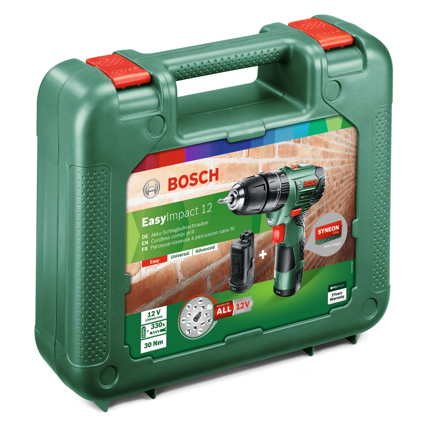 Bosch Easy Impact 12 (2,5 Ah Çift Akü) Akülü Vidalama Fiyatı