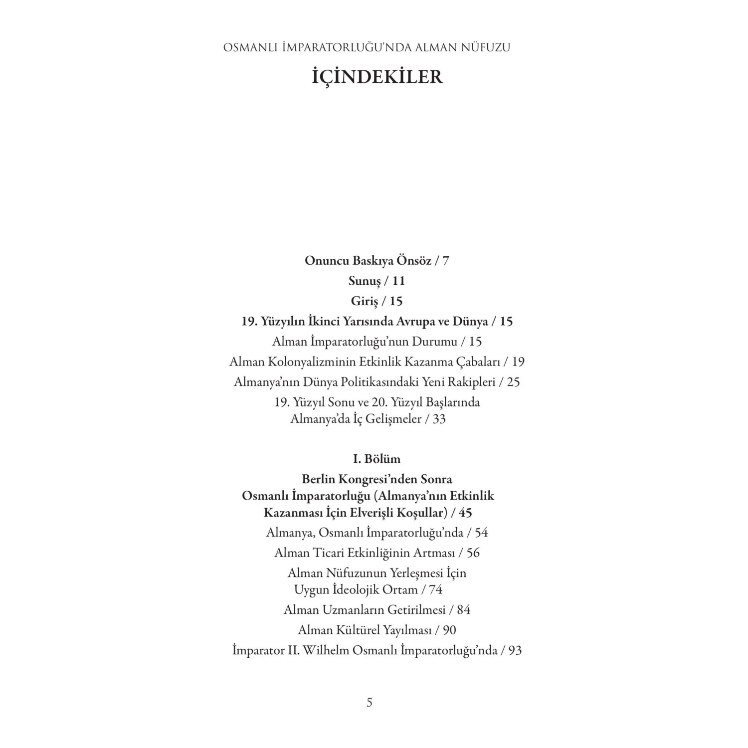 Osmanli Imparatorlugu Nda Alman Nufuzu Kitabi Ve Fiyati