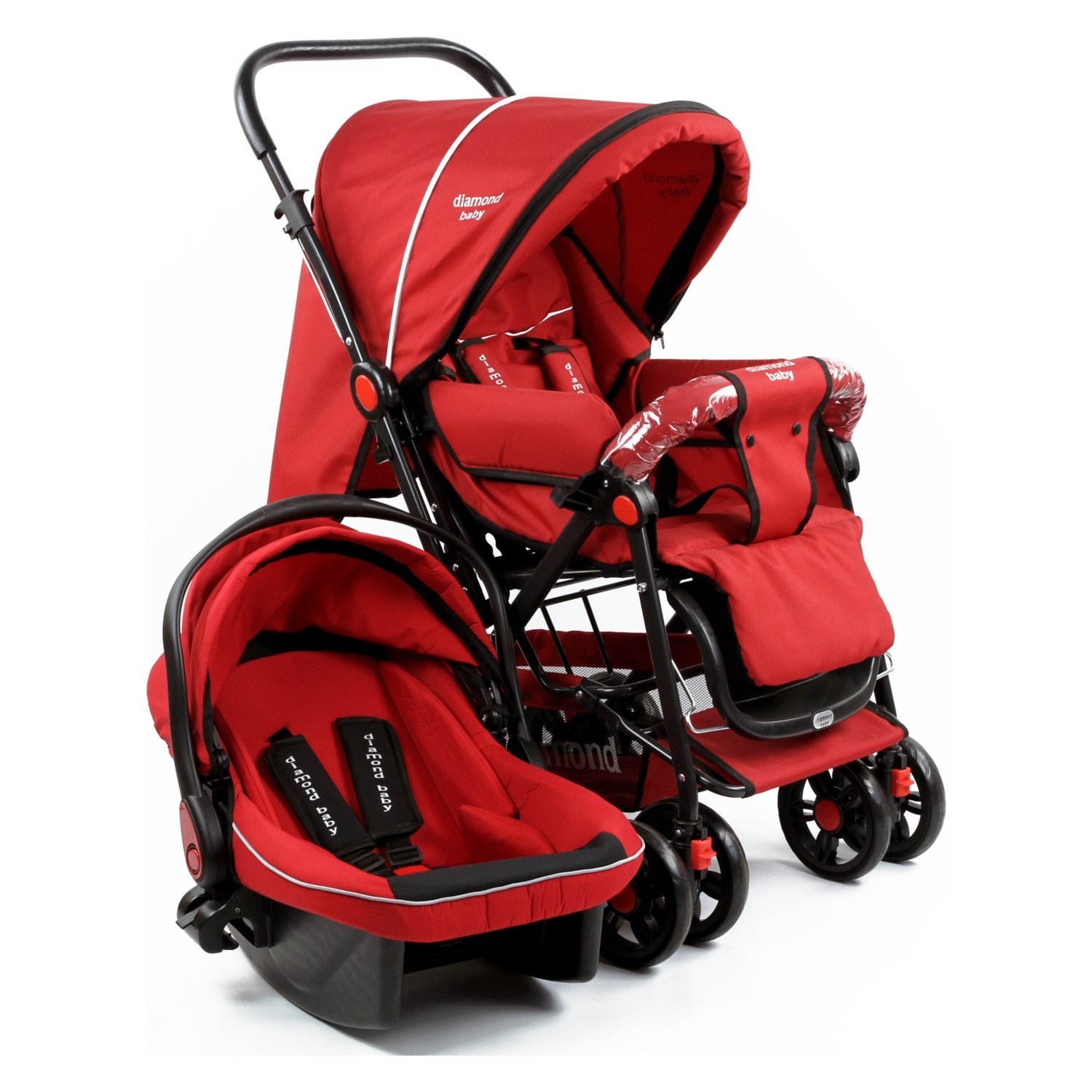 Diamond Baby P 101 Çift Yönlü Travel Sistem Pusetli Bebek