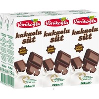 Yörükoğlu Kakaolu Süt 6x200 ml