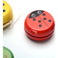 KbkMarket Ahşap İthal Yoyo-Uğur Böcekli Yoyo