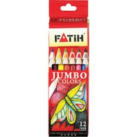 Fatih Boya Kalemi 12 Renk Tam Boy Jumbo