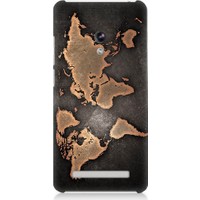 Teknomeg Asus Zenfone 6 Dünya Haritası Desenli Silikon Kılıf