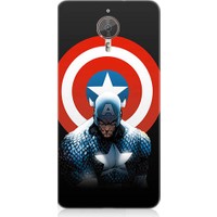 Teknomeg General Mobile Discovery Gm5 Plus Kaptan Amerika Desenli Silikon Kılıf