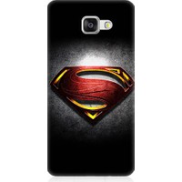 Teknomeg Samsung Galaxy A7 2016 A710 Superman Logo Desenli Silikon Kılıf