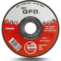 Gfb Metal Kesici Taş 115X1 Inox Kesme Taşı (50 Adet)