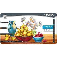 Lyra Hi-Quality Art Pen 30 Renk Metal Kutu