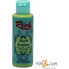 Rich Multi Surface Her Yüzey İçin Akrilik Boya 130 Cc. - 2212 Su Yeşili