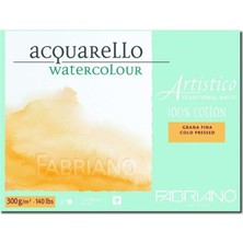 Fabriano Acquarello Traditional White, İnce Dokulu Suluboya Blok, 300Gr - Gf/Cp - 35,5X51Cm
