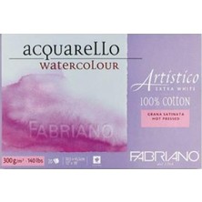 Fabriano Artistico Extra White, Düz Dokulu Sulu Boya Blok, 300Gr. - Gs/Hp - 23X30,5Cm