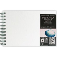 Fabriano Ecological Drawing Book, Beyaz Kapaklı, Natural Dokulu, 120Gr, 14,8X21Cm