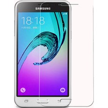 Microcase Samsung Galaxy J3 Pro Ultra İnce Silikon Kılıf+Tempered Glass