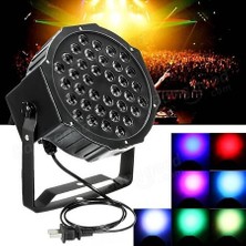 Ferled led Par Rgb 36Wx3 Lazer Işık Disko, Sahne Aydınlatma Dj Parti Işık