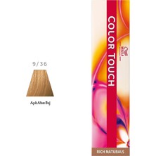 Wella Color Touch 9.36 Açık Altın Bej Saç Boyası 60ml