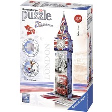 Ravensburger 216 Parça 3D Flag Edition Big Ben Puzzle