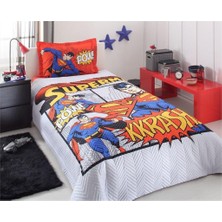 Özdilek Tek Kişilik Dört Mevsim Süperman Red