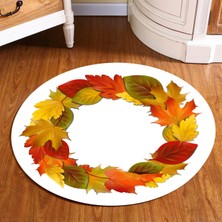 Jungle Monet Yuvarlak Dekoratif Halı