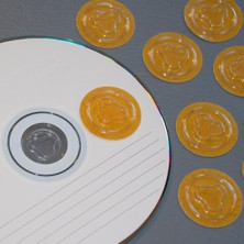 CD ve DVD Tutucu Plastik Arkası Yapışkanlı 1050 adet