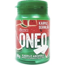 Ülker Oneo Karpuz Aromalı Şekersiz Draje Sakız 60 Gr