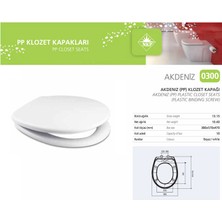 NKP Akdeniz PP Klozet Kapağı-Model 300