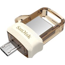 Sandisk Dual Drive M3.0 OTG  32GB Gold Usb Bellek SDDD3-032G-G46GW