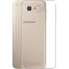 Case 4u Samsung Galaxy J7 Prime - J7 Prime 2 Silikon Kılıf Şeffaf + Cam Ekran Koruyucu