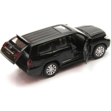 Vardem Sesli ve Işıklı 1:32 Toyota Land Cruiser Çek Bırak Araba (Siyah)