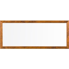 Penguen 50  cm  x 110 cm  Doğal Ahşap Çerçeve Duvara Monte Laminat Yazı Tahtası Beyaz