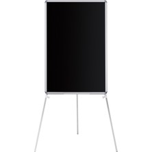 Penguen 50 cm  x 70 cm  Teleskopik Ayaklı Kara Tahta (Tebeşir Tahtası)