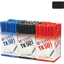 Temat Tükenmez Kalem 1,0Mm Siyah Tk-501