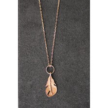 Bella Gloria Yaprak Rose Gümüş Kolye (Tgk0339)