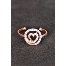 Bella Gloria Lava Rose Gümüş Yüzük (Tgy0007)