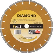 Wert 2711-300 Granit-Mermer Elmas Testere (300Mm)