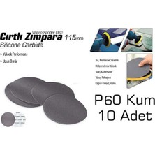 SGS Cırtlı Zımpara P60 Kum 115 mm 10 lu Paket 375551