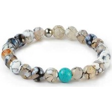 Rd Ekoavm Rd Ekaovm Doğal Akik Taşlı Bileklik