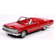 Welly Chevrolet Impala 1963-1.24 Ölçek Kırmızı