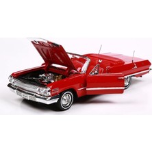 Welly Chevrolet Impala 1963-1.24 Ölçek Kırmızı