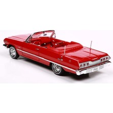 Welly Chevrolet Impala 1963-1.24 Ölçek Kırmızı